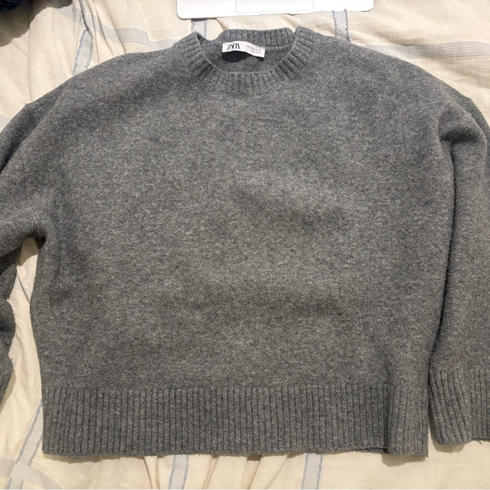 Zara Heather Grey Sweater